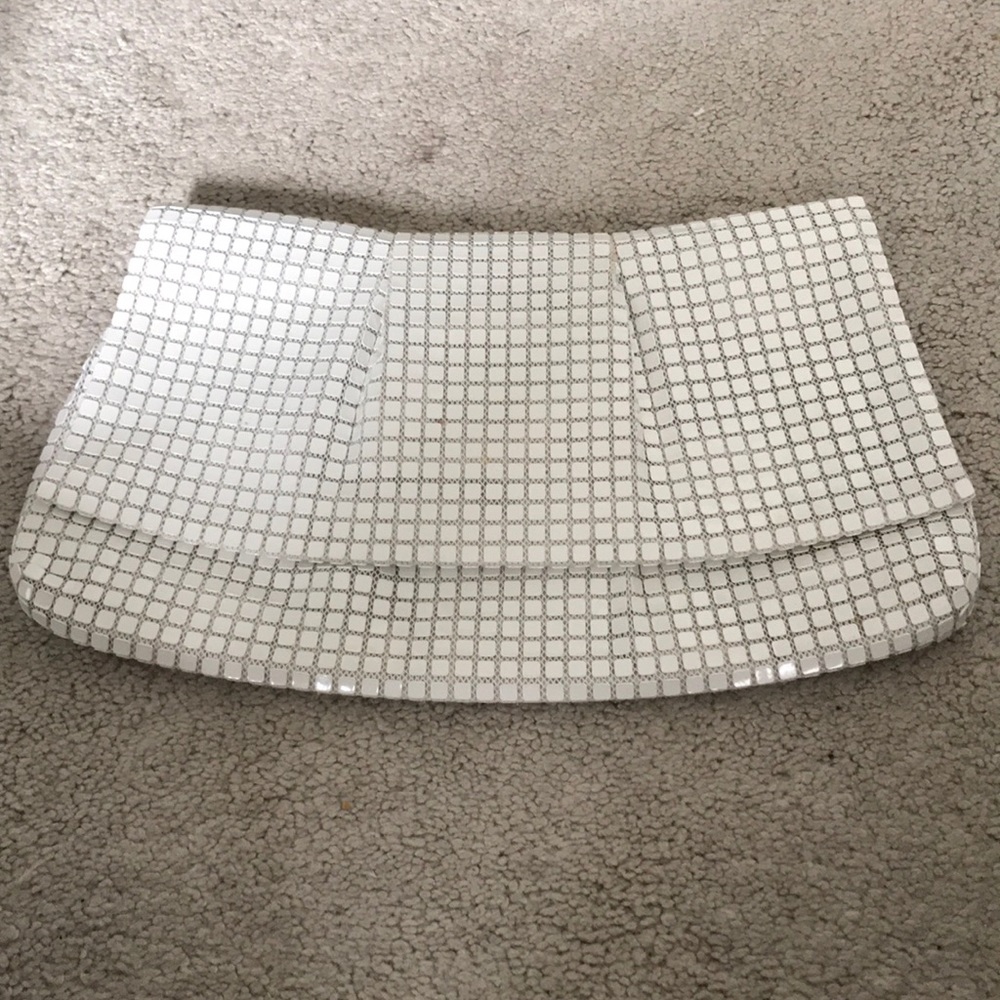 Vintage white clutch